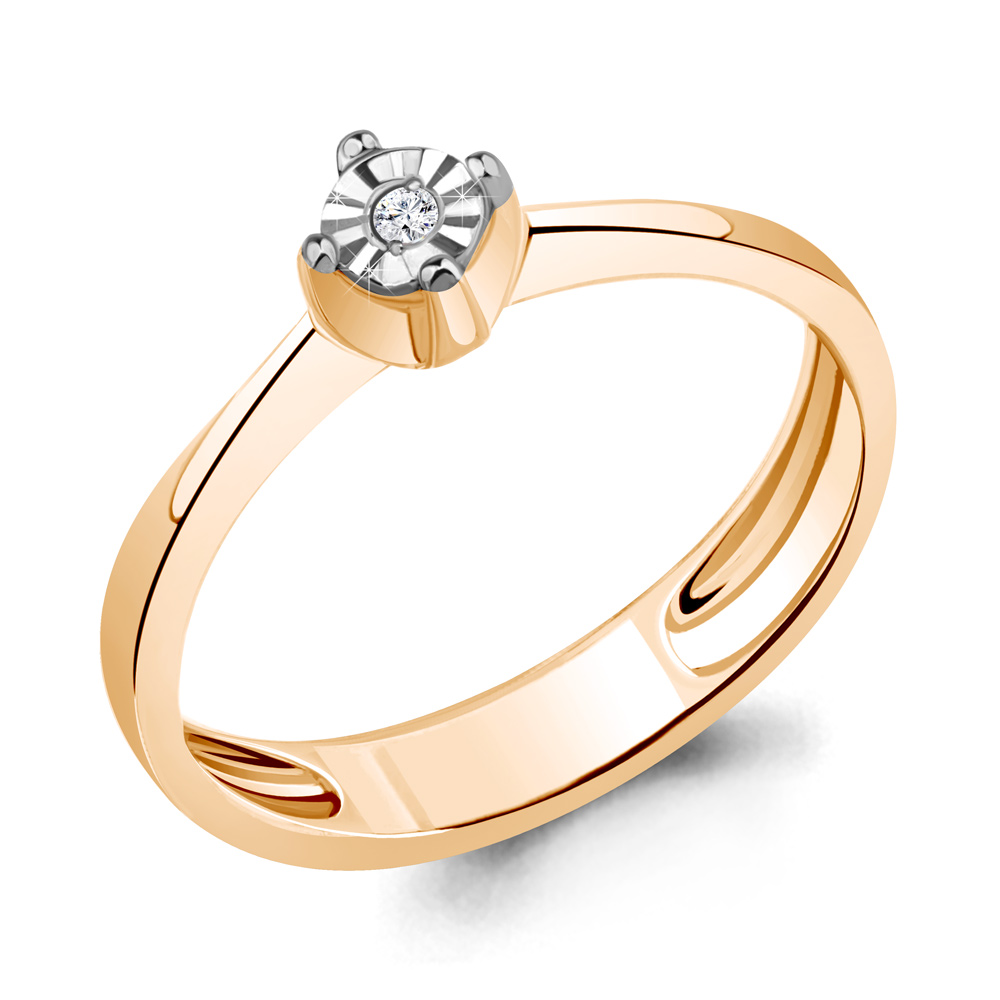 

Кольцо из золота р.  AQUAMARINE 964136к_585_кз, 964136к_585_кз