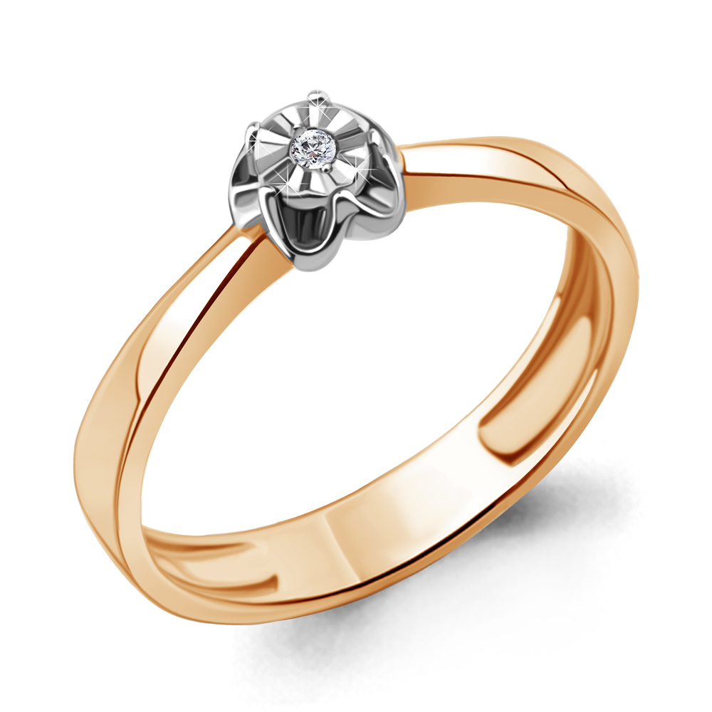 

Кольцо из золота р.  AQUAMARINE 964137к_585_кз, 964137к_585_кз