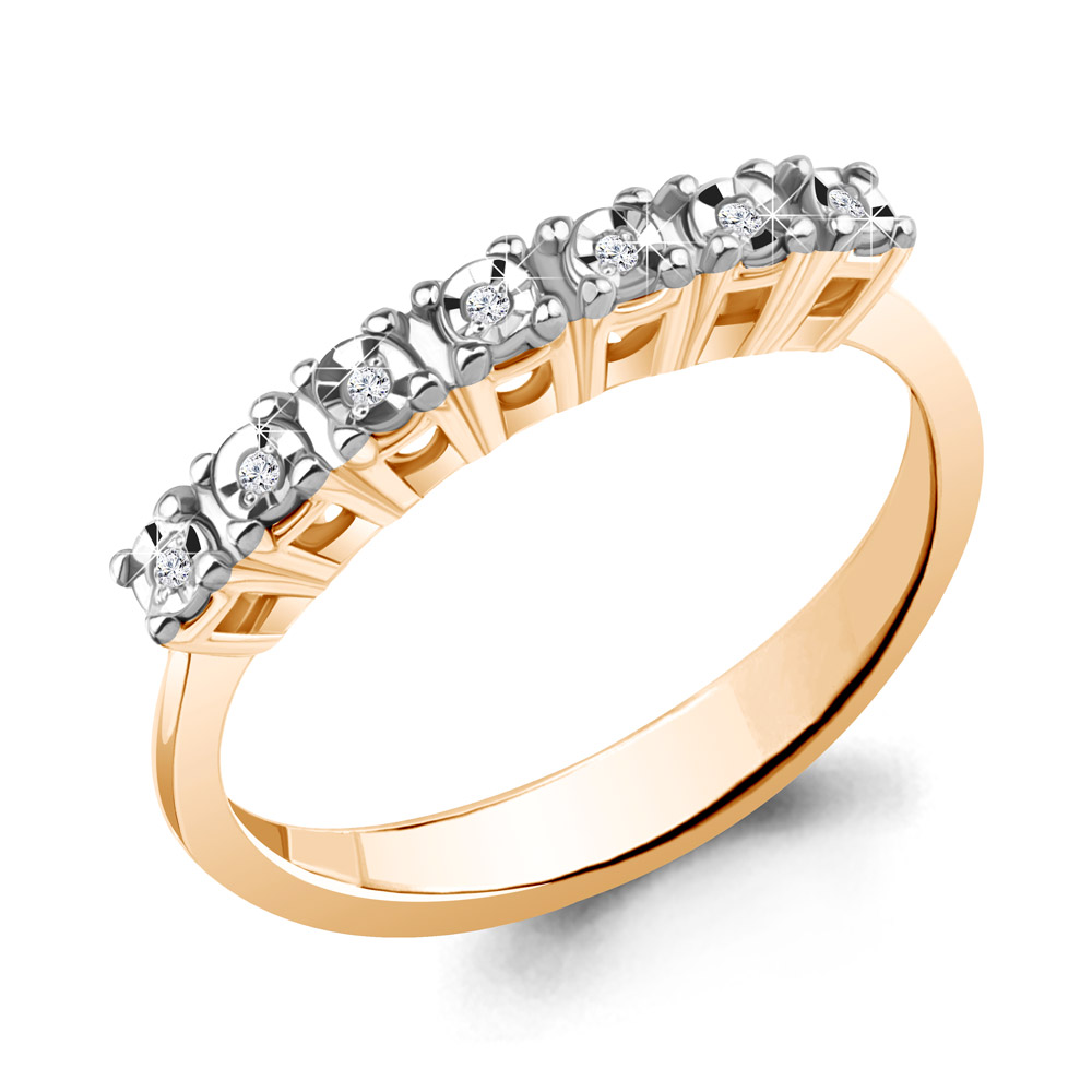 

Кольцо из золота р.  AQUAMARINE 964130к_585_кз, 964130к_585_кз