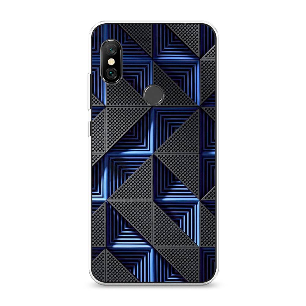 

Чехол на Xiaomi Redmi Note 6 Pro "IBM", Серый;синий, 34650-3