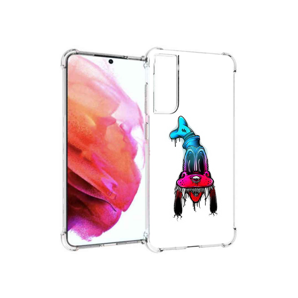 

Чехол MyPads Tocco для Samsung Galaxy S21 FE Гуффи, Прозрачный, Tocco