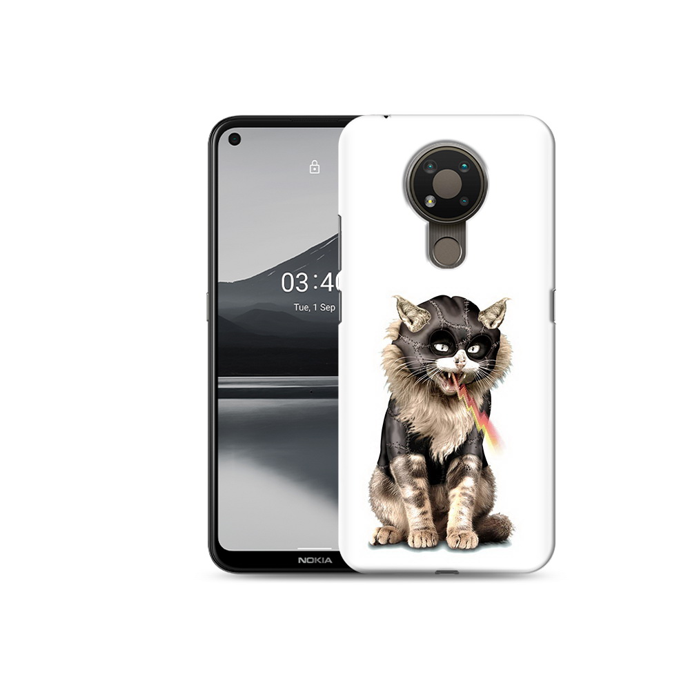 

Чехол MyPads Tocco для Nokia 3.4 дьяволский кот, Прозрачный, Tocco
