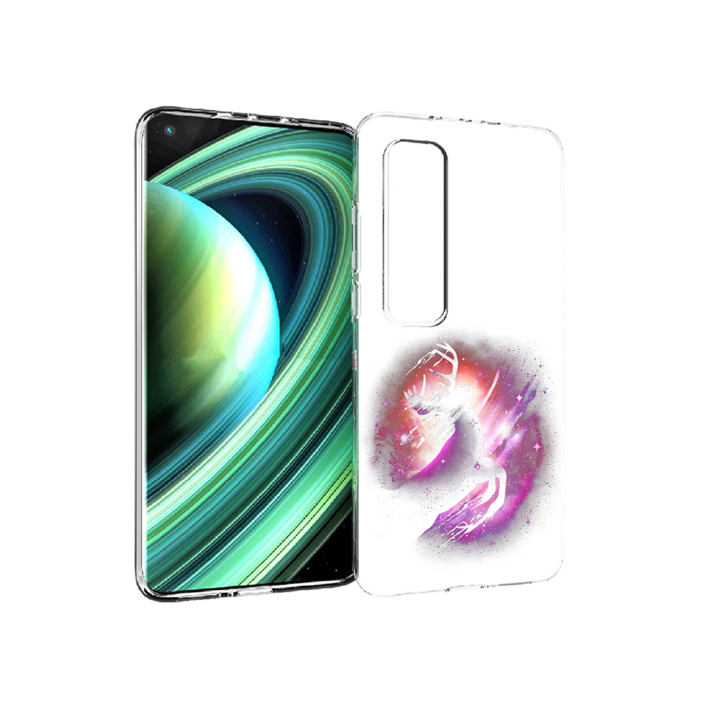 

Чехол MyPads Tocco для Xiaomi Mi 10 Ultra звездный олень (PT156404.264.354), Прозрачный, Tocco