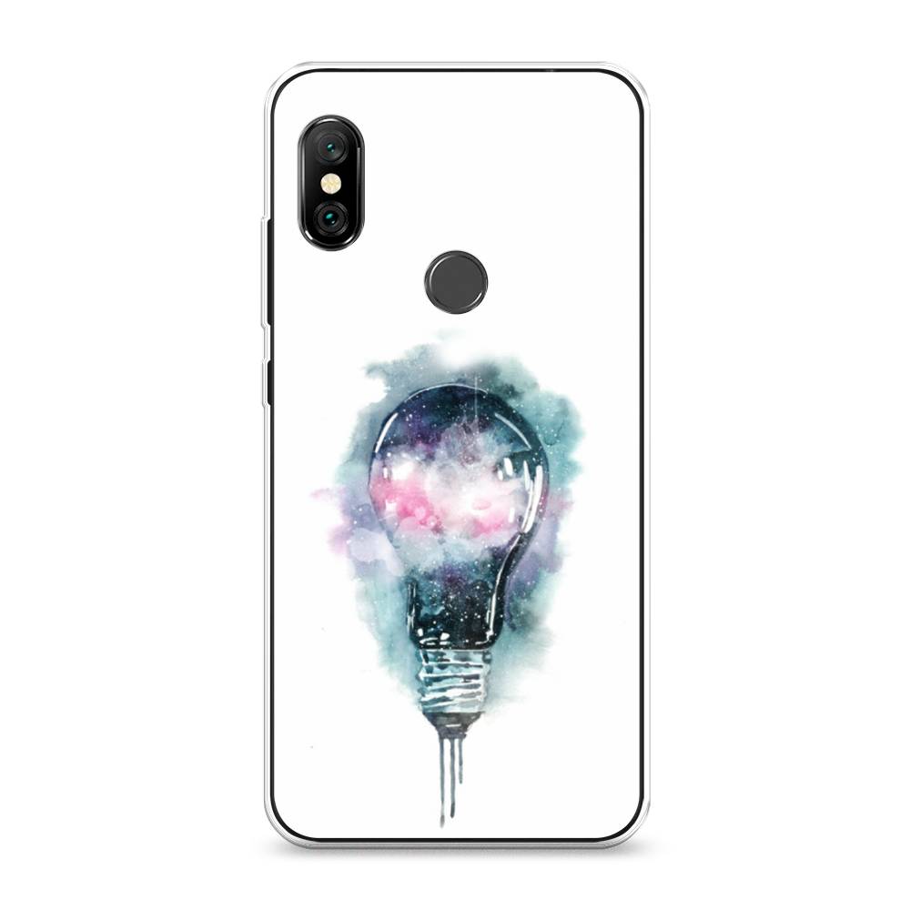 

Чехол на Xiaomi Redmi Note 6 Pro "Волшебная лампа", Белый;серый, 34650-4