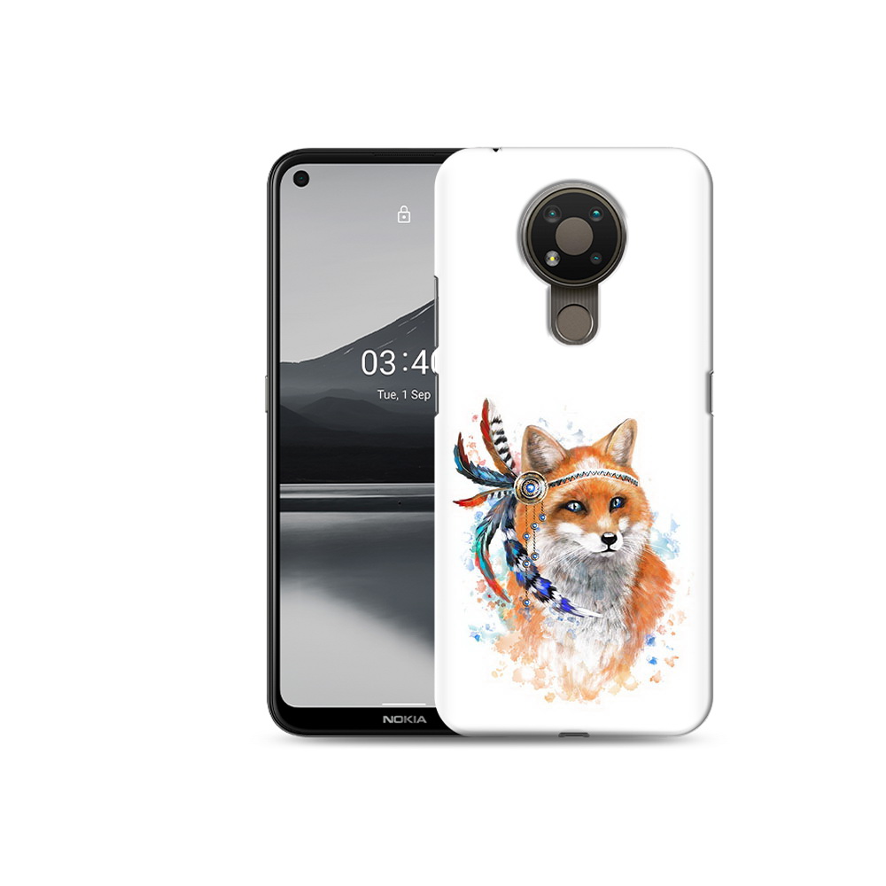 

Чехол MyPads Tocco для Nokia 3.4 инду лиса, Прозрачный, Tocco