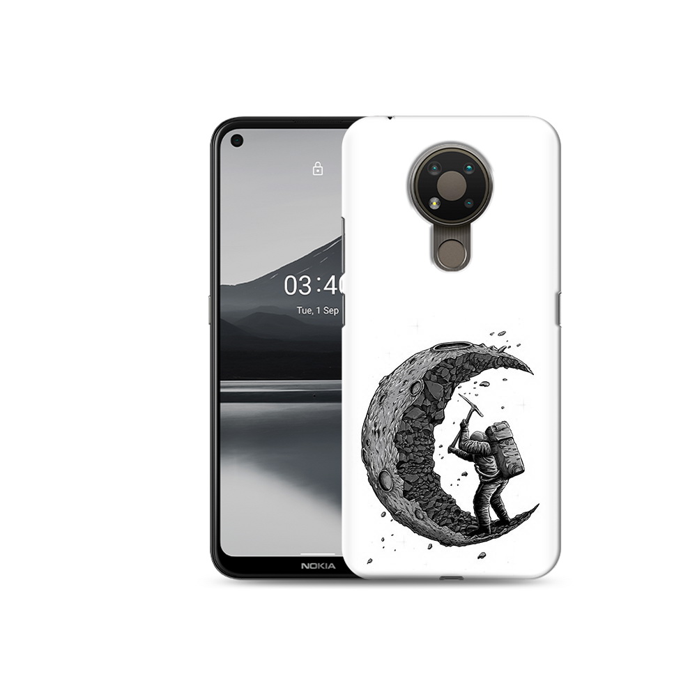 

Чехол MyPads Tocco для Nokia 3.4 камненная луна, Прозрачный, Tocco