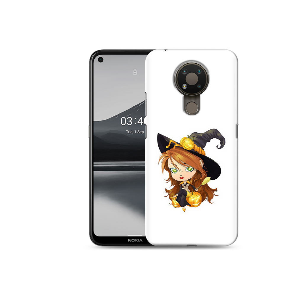 

Чехол MyPads Tocco для Nokia 3.4 Ведьмочка, Прозрачный, Tocco