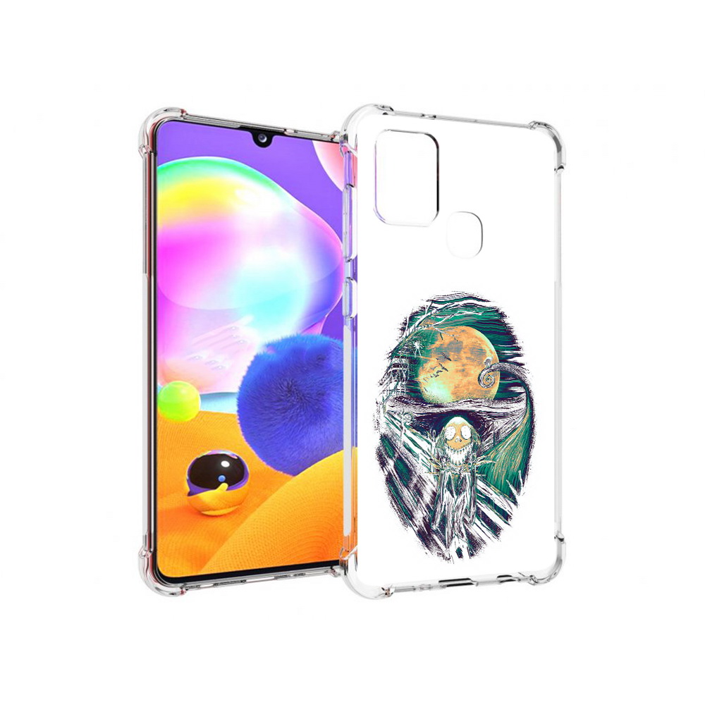 

Чехол MyPads Tocco для Samsung Galaxy A21s зубастое существо абстракция (PT149116.528.370), Прозрачный, Tocco