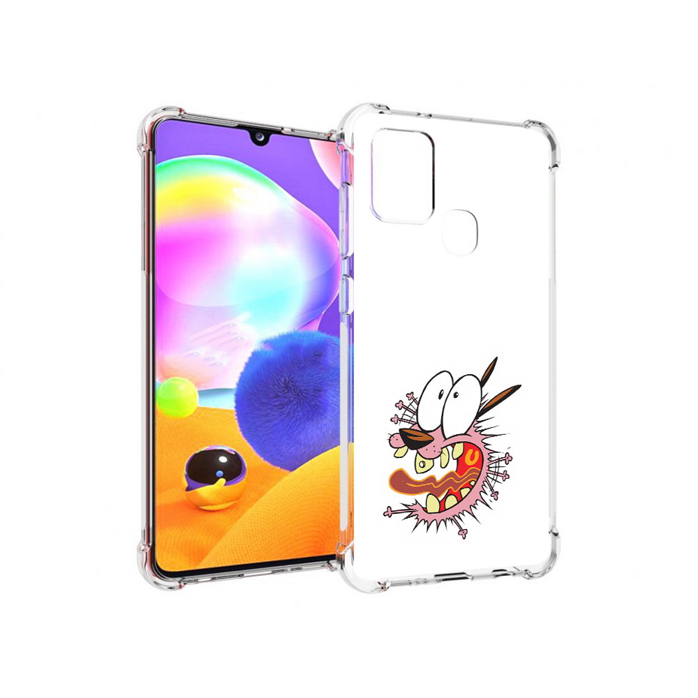 Чехол MyPads Tocco для Samsung Galaxy A21s испуганный бобик (PT149116.528.381)