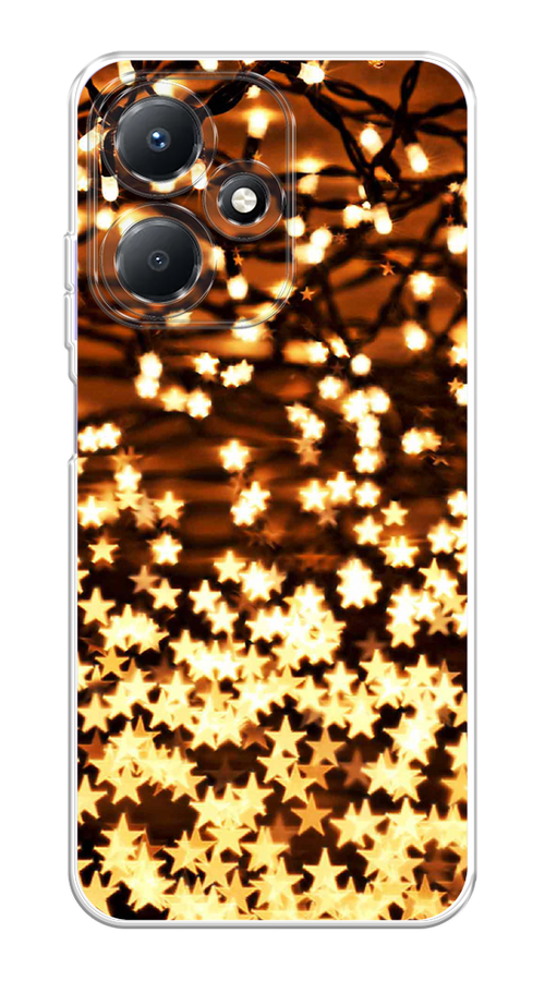 

Чехол для Infinix Hot 30 Play "Новогодняя гирлянда", Золотистый, 3104250-5