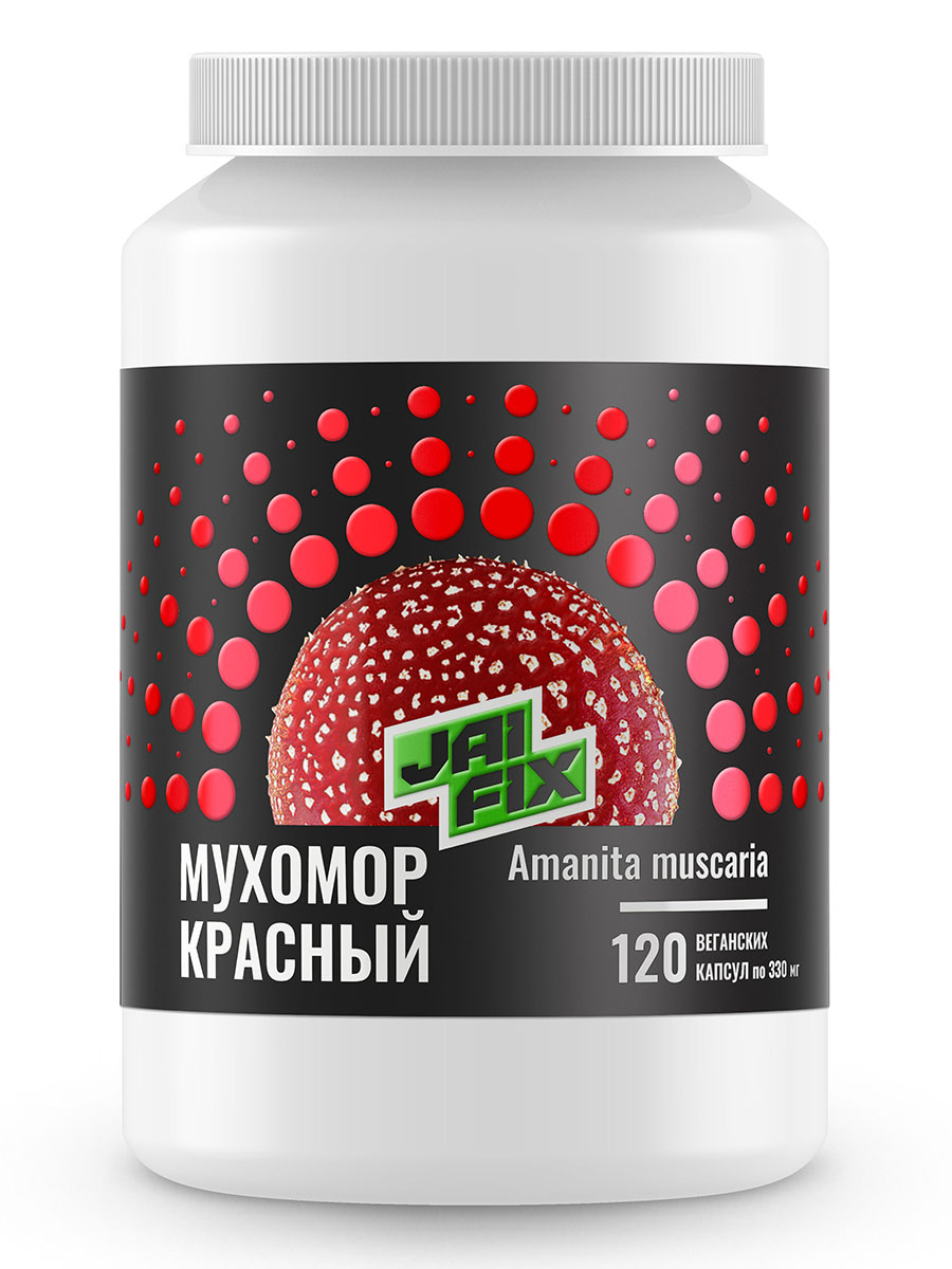 

Мухомор красный JAIFIX 120 капсул по 330мг, CN785120капсул