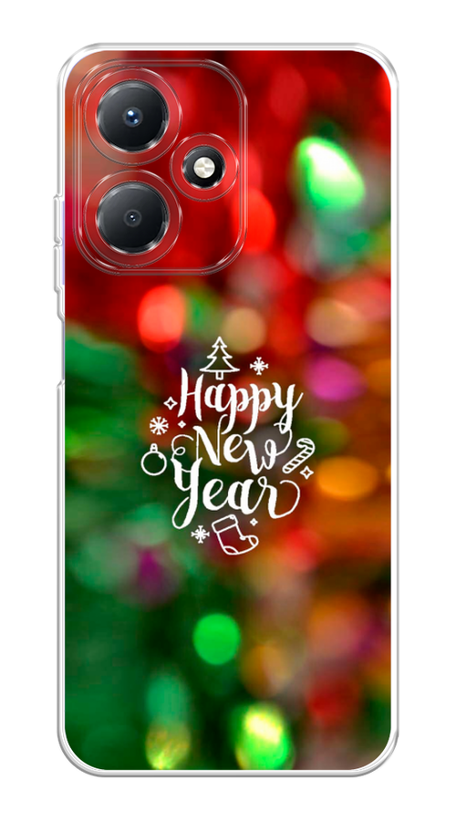 

Чехол для Infinix Hot 30 Play "Новый Год на елке", Зеленый;красный;желтый, 3104250-5