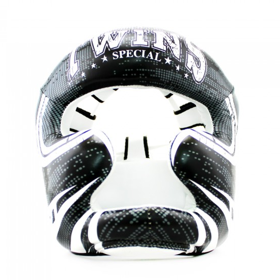 Боксерский шлем Twins Fhgl3-tw5 черно-белый, размер L