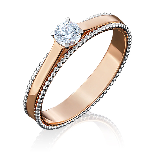 

Кольцо из золота р. 19 PLATINA jewelry 01-5048-00-501-1111-38, фианит, 01-5048-00-501-1111-38