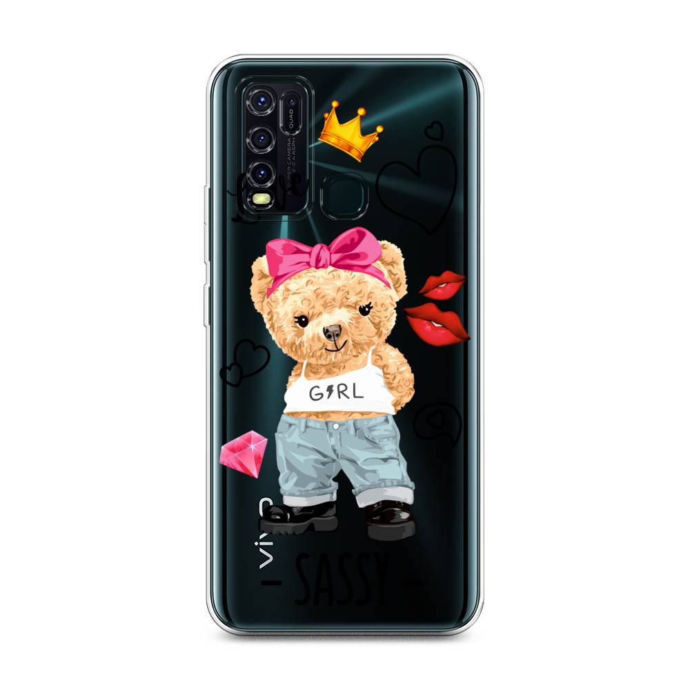 

Чехол на Vivo Y30 "Sugar Mommy", Голубой;белый;розовый, 263150-6