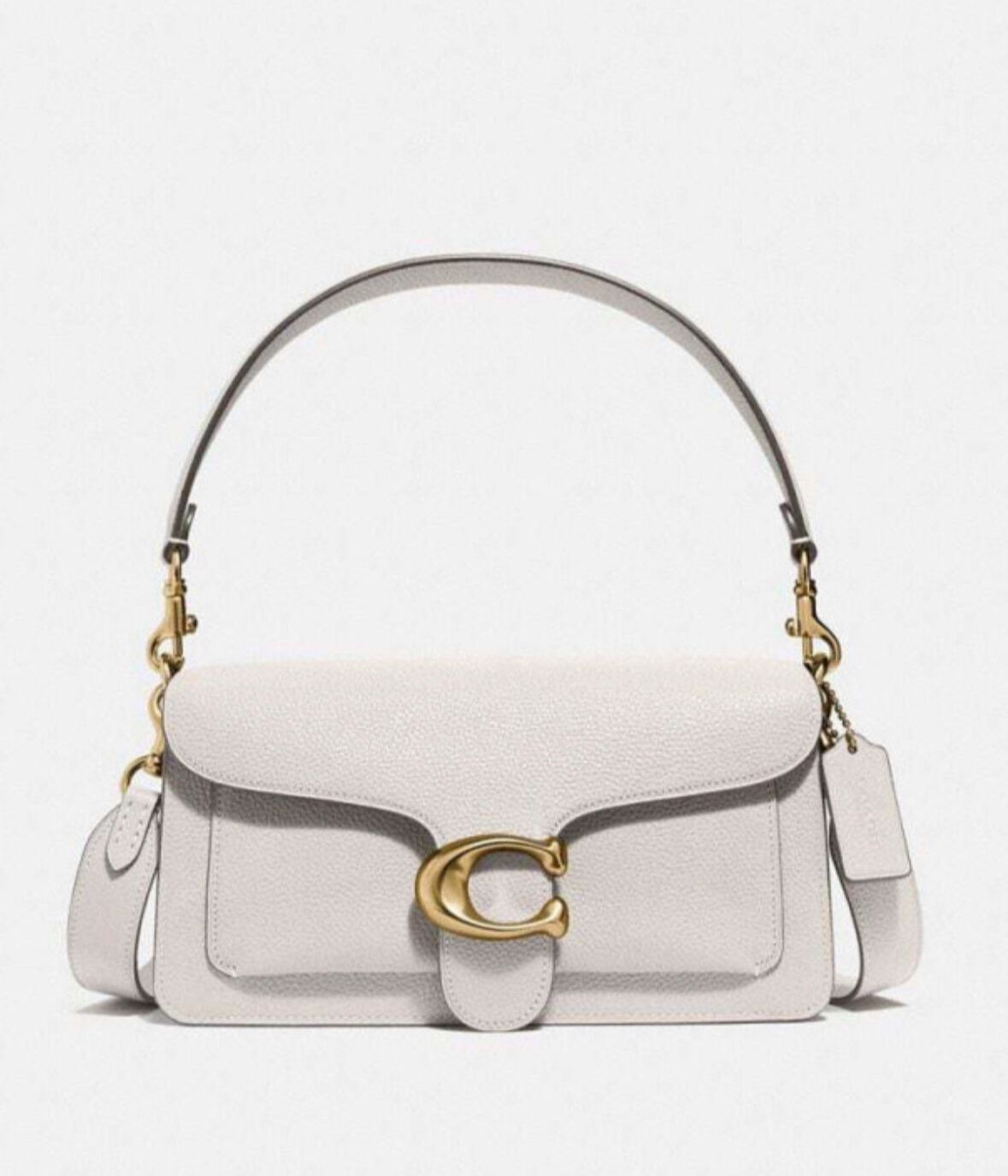

Сумка кросс-боди женская Coach Tabby brass/chalk, Белый, Tabby