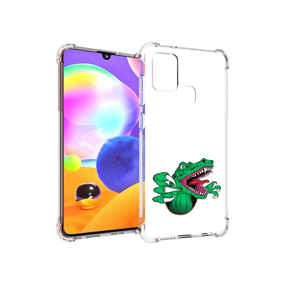 

Чехол MyPads Tocco для Samsung Galaxy A21s крокодил (PT149116.528.417), Прозрачный, Tocco
