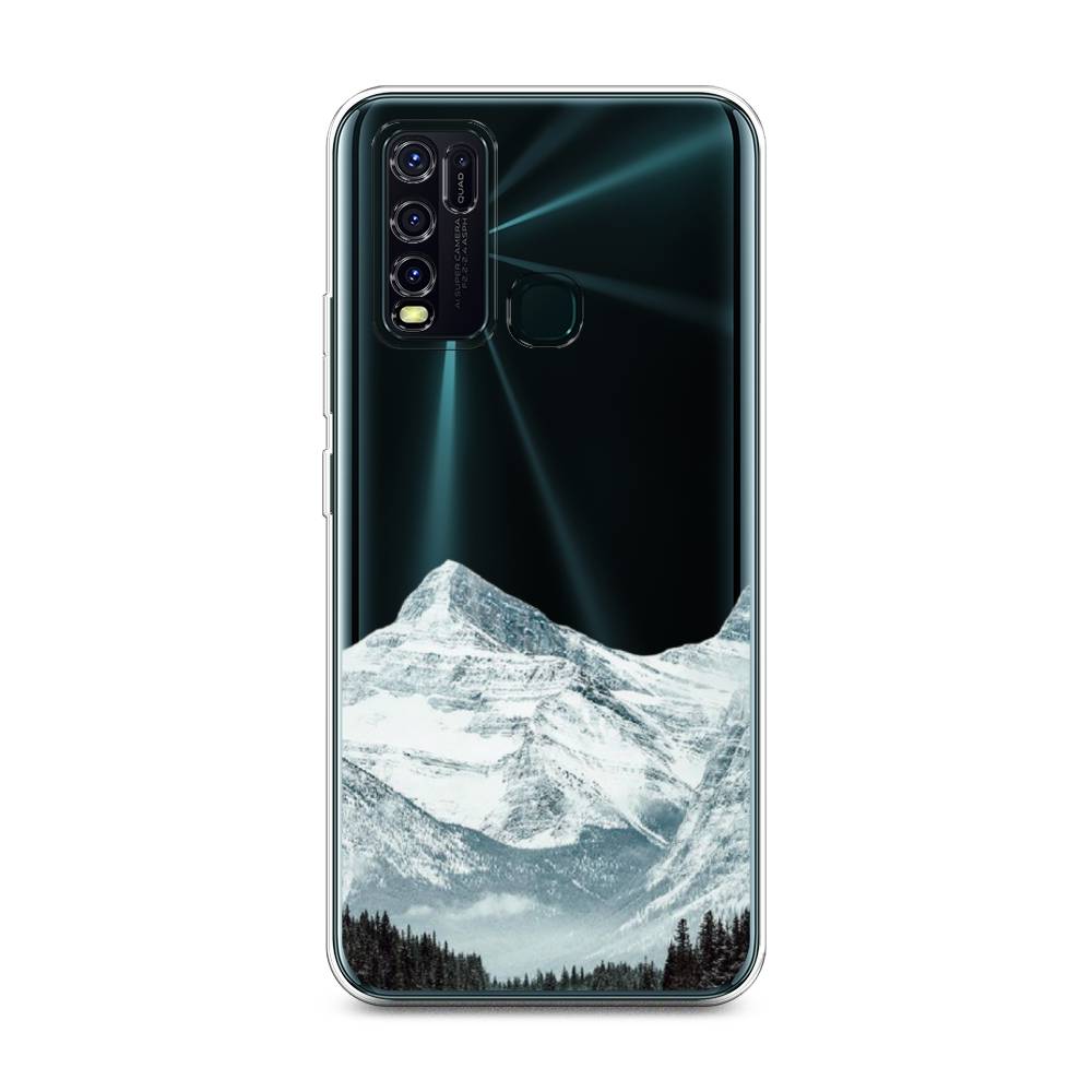 

Чехол для Vivo Y30/Y50 "Горы арт 1", Белый;зеленый, 263150-2