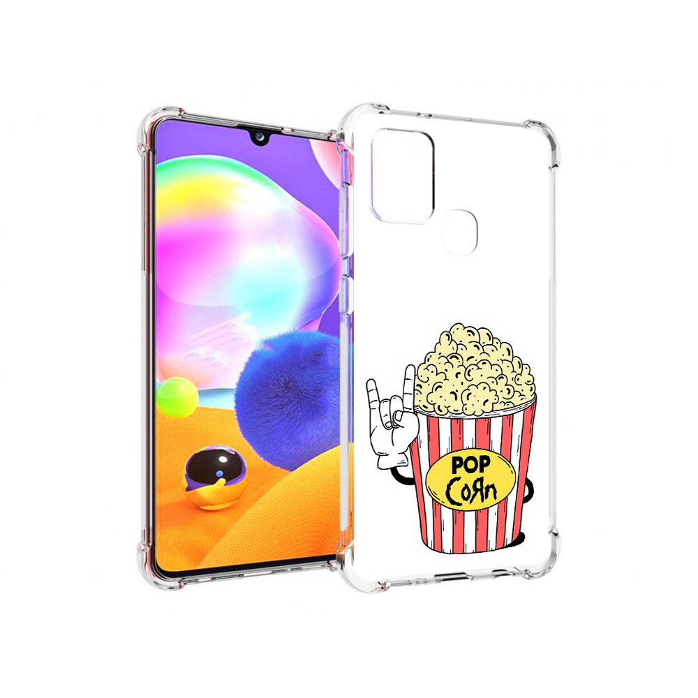

Чехол MyPads Tocco для Samsung Galaxy A21s крутой попкорн (PT149116.528.427), Прозрачный, Tocco