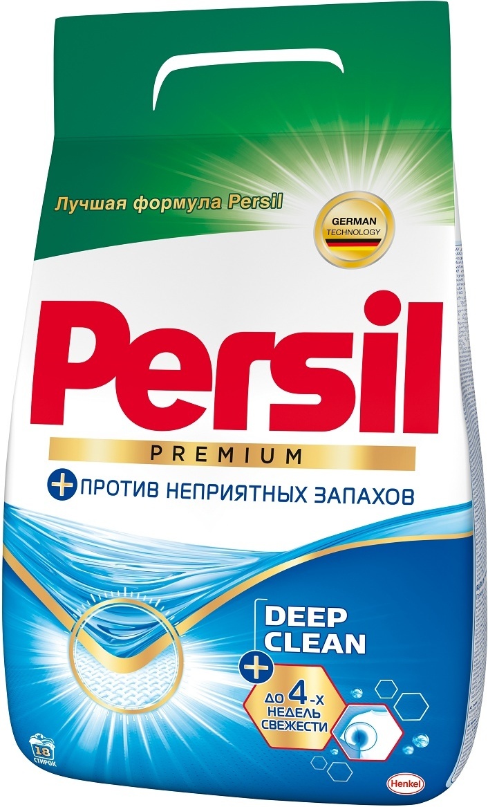 

Стиральный порошок Persil Premium Антизапах для белого белья 1,62 кг