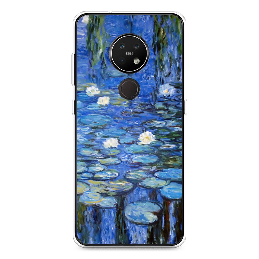 

Чехол на Nokia 7.2 "Нарисованный пруд", Синий;зеленый, 123150-4