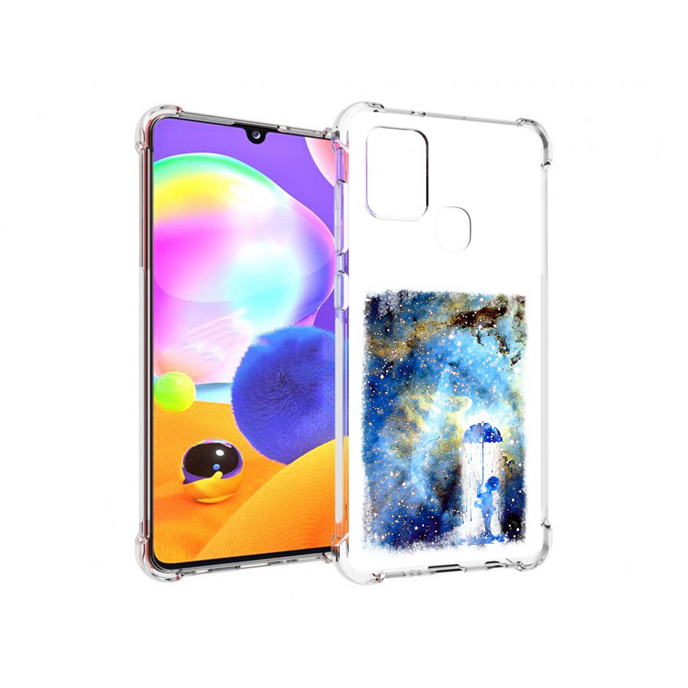 

Чехол MyPads Tocco для Samsung Galaxy A21s мальчик в небе (PT149116.528.455), Прозрачный, Tocco