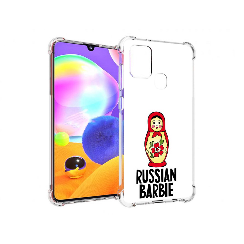 

Чехол MyPads Tocco для Samsung Galaxy A21s матрешка (PT149116.528.459), Прозрачный, Tocco