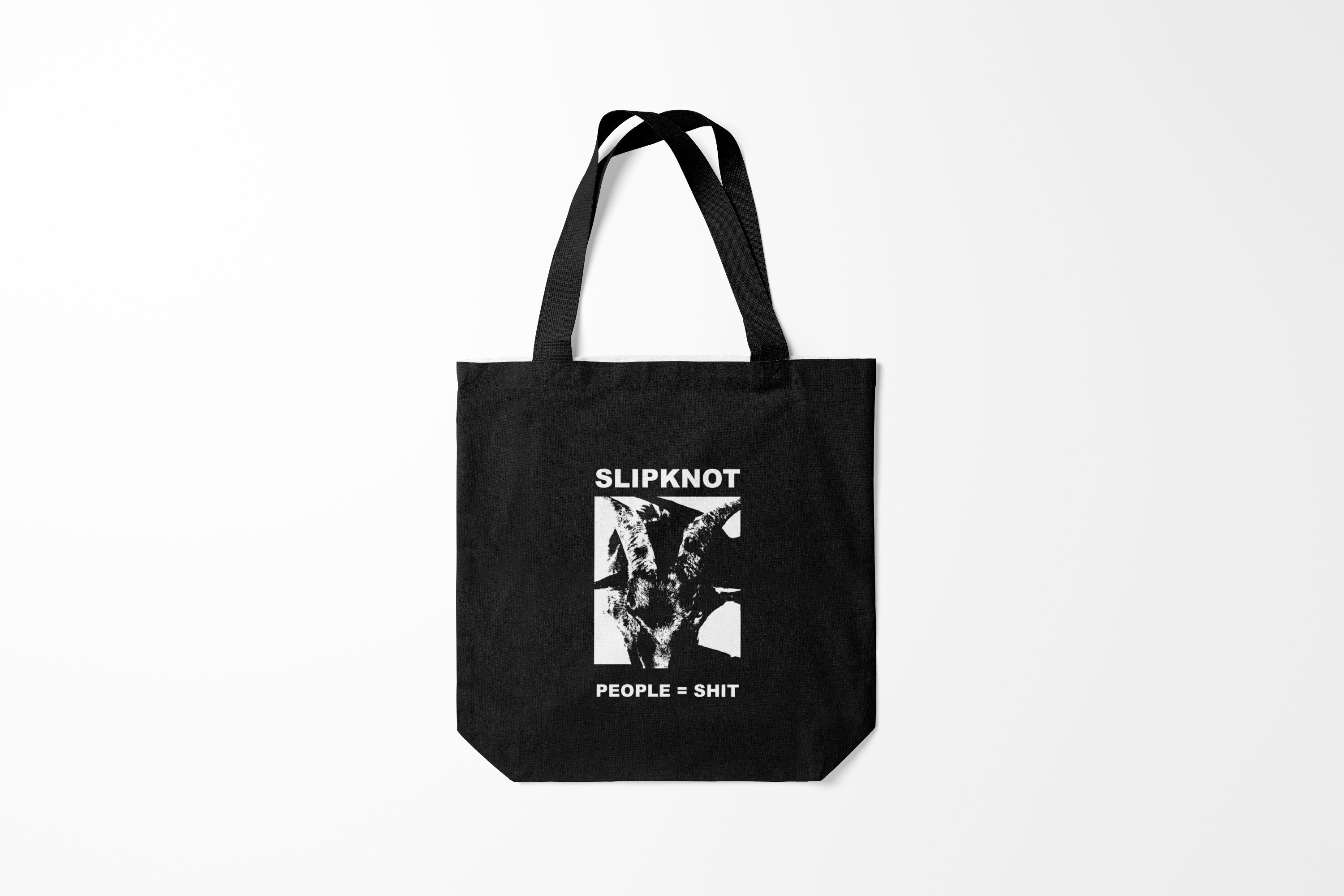 

Сумка шoппер унисекс Burnettie Slipknot People shit, разноцветный, Slipknot People shit