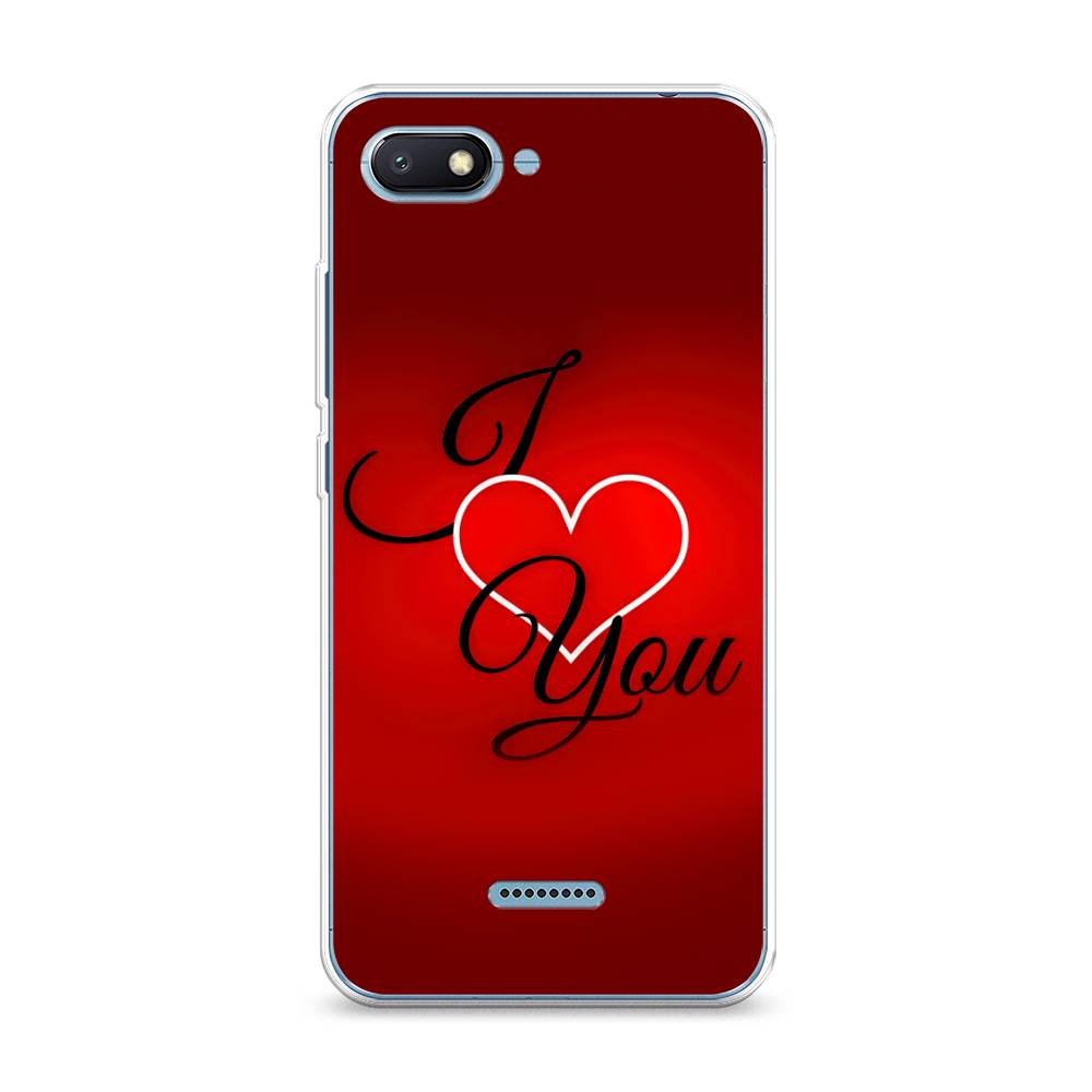

Чехол Awog на Xiaomi Redmi 6A "I love you 3", Разноцветный, 34150-6