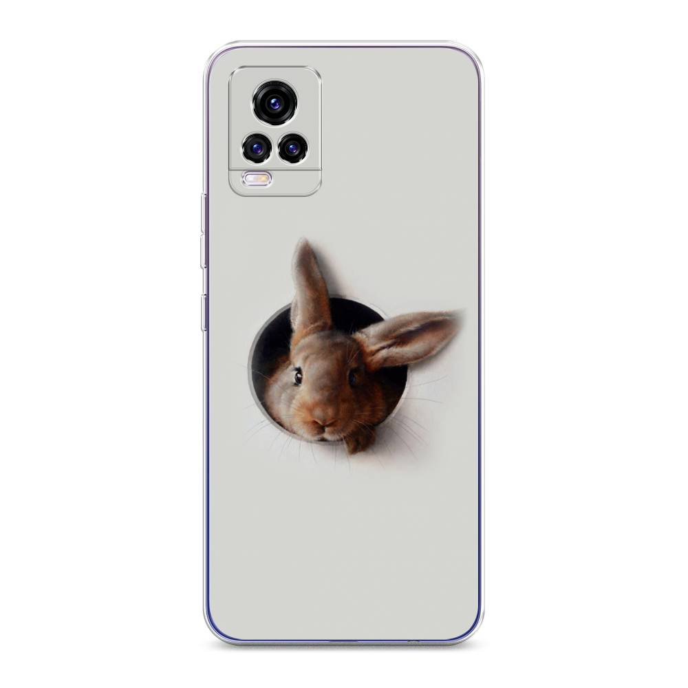 

Чехол для Vivo V20 "Любопытный кролик", Серый;коричневый, 263350-1