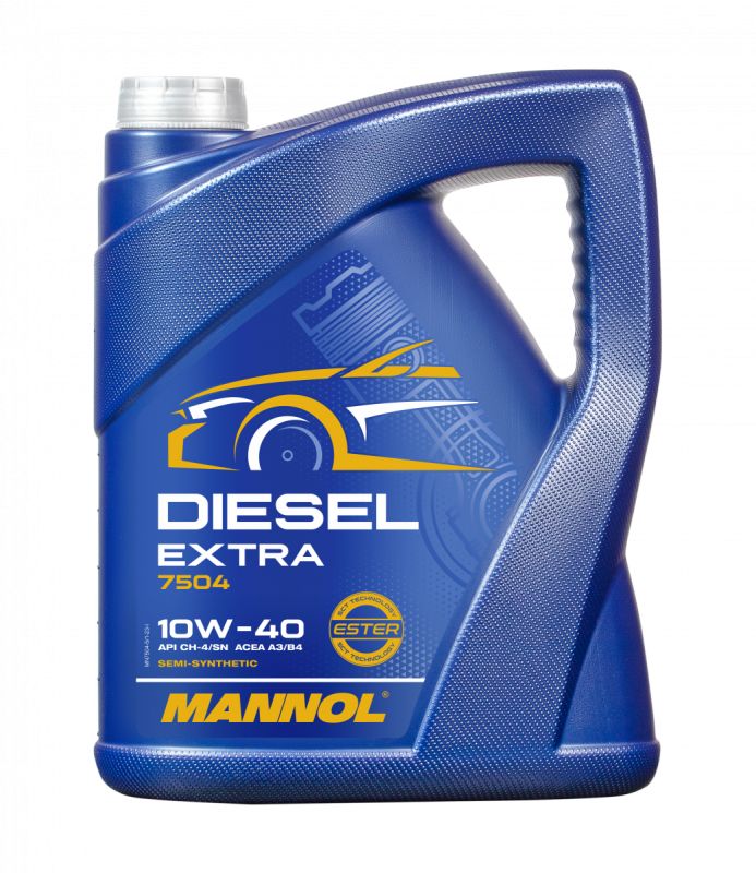 

Моторное масло полусинтетическое MANNOL DIESEL EXTRA 7504, 10W40 5 л.