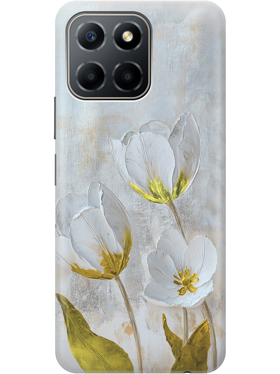 

Силиконовый чехол на Honor X6/X8 5G с принтом "Белые тюльпаны" прозрачный, Прозрачный;белый;серый;золотистый, 762092223