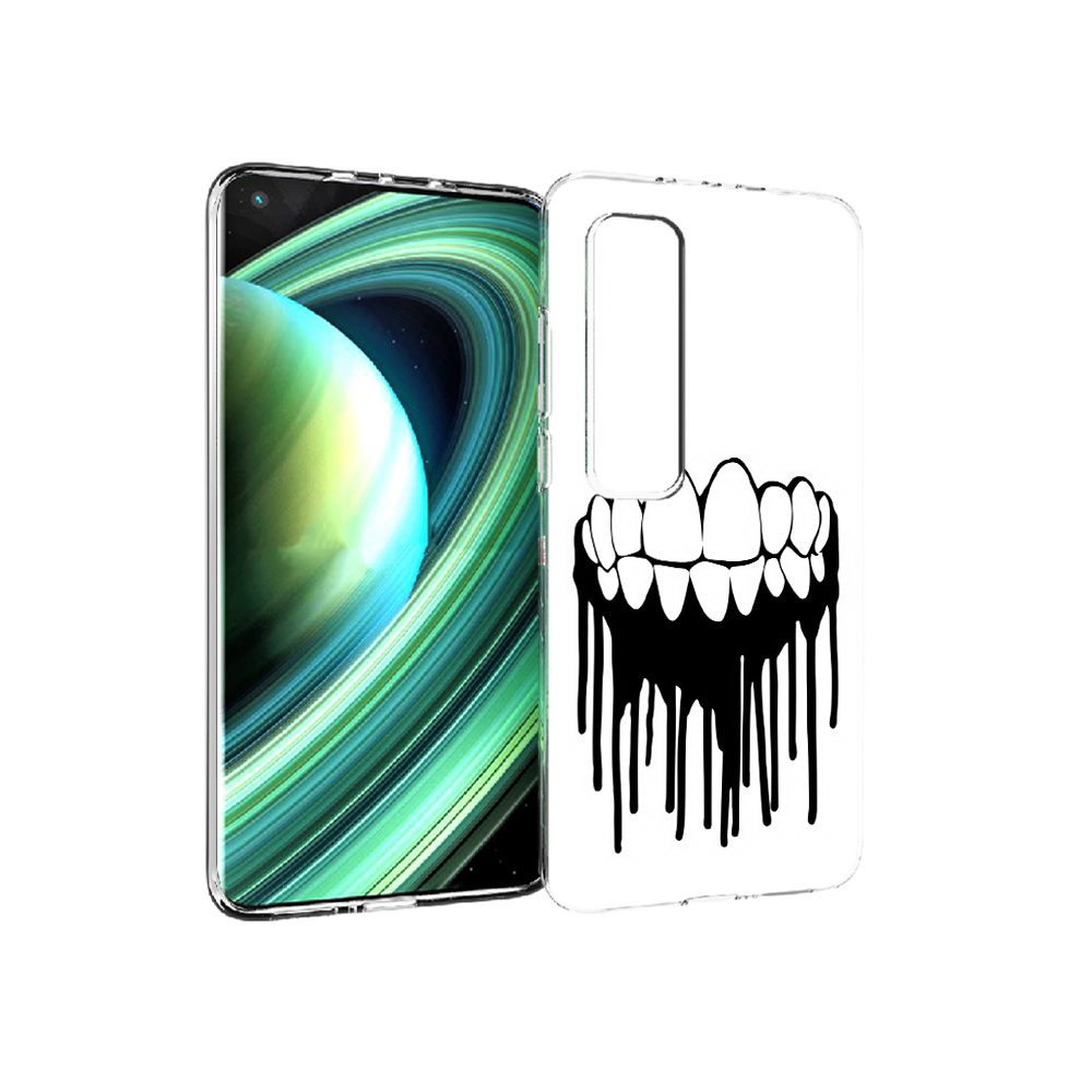 

Чехол MyPads Tocco для Xiaomi Mi 10 Ultra зубы (PT156404.264.372), Прозрачный, Tocco