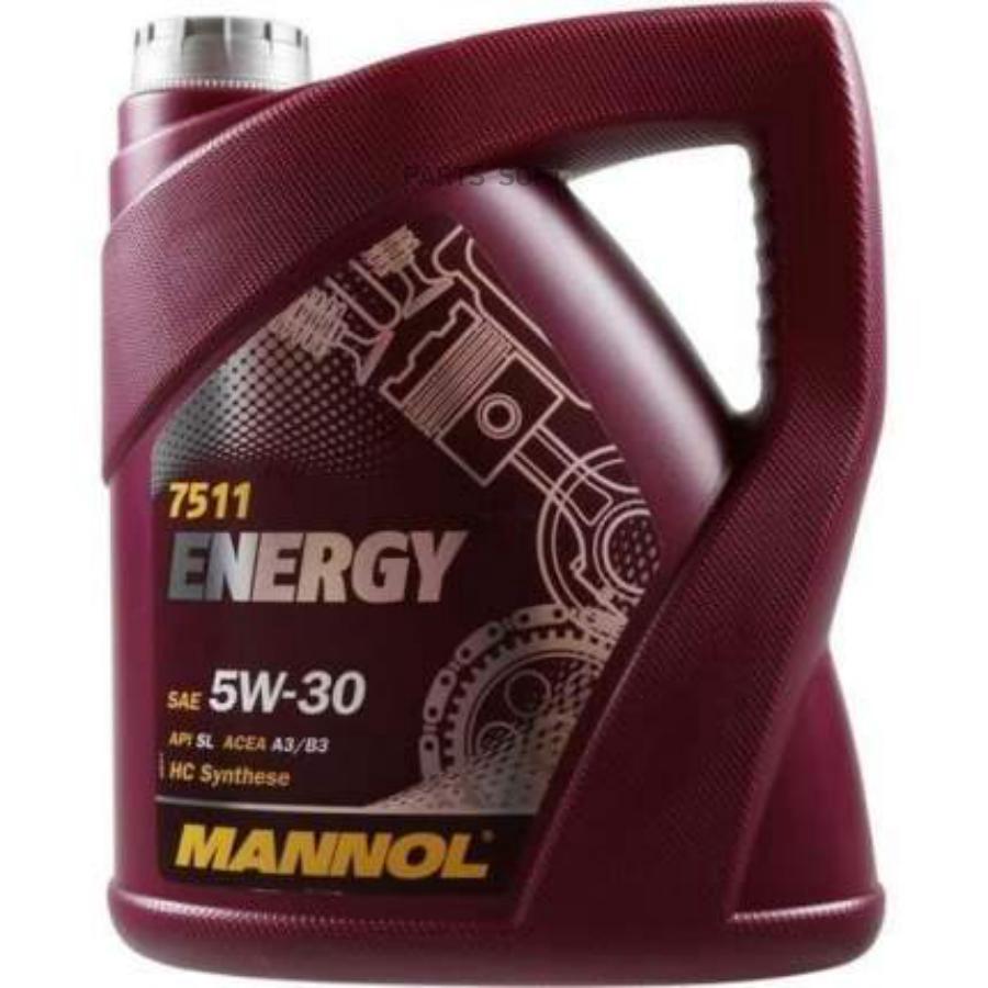 

Масло mannol 5w30 energy api sn/ch-4 acea a3/b4 4л син mn7511-4
