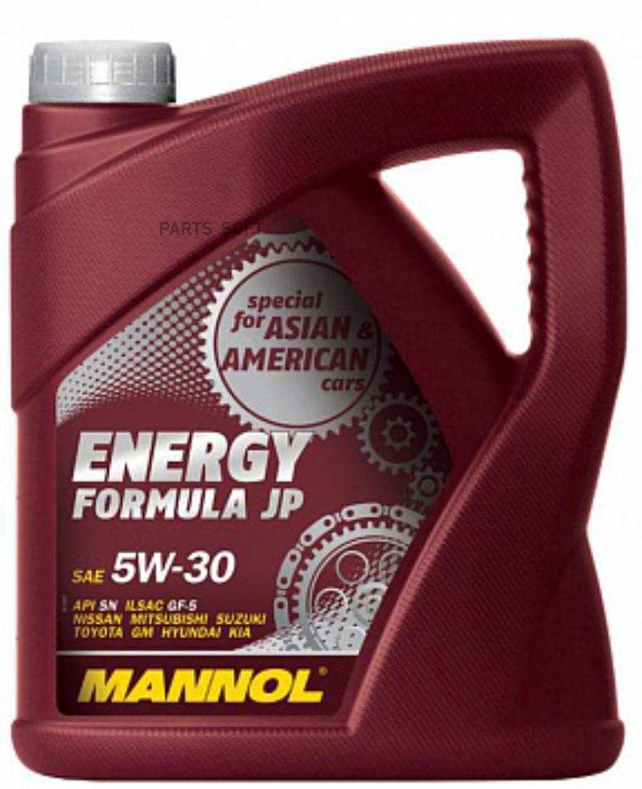 

Моторное масло Mannol синтетическое energy formula jp 5w30 4л