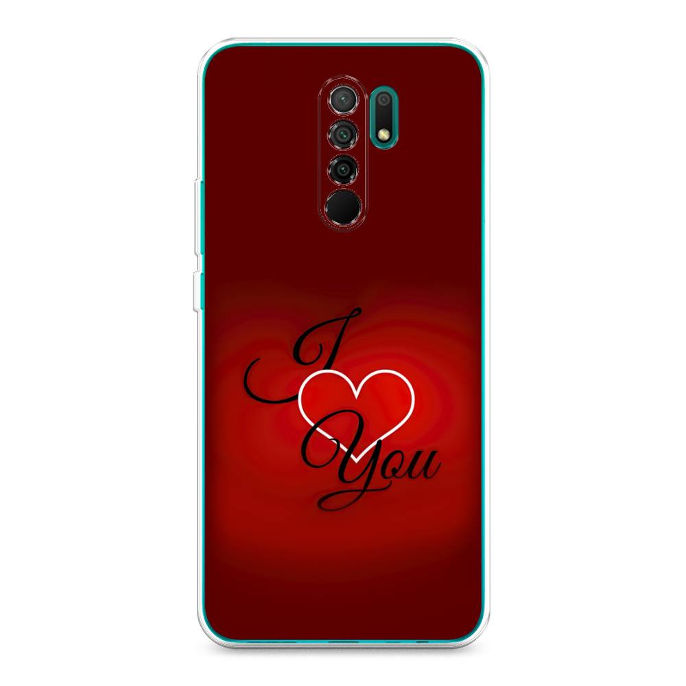 

Чехол Awog на Xiaomi Redmi 9 "I love you 3", Разноцветный, 38350-6
