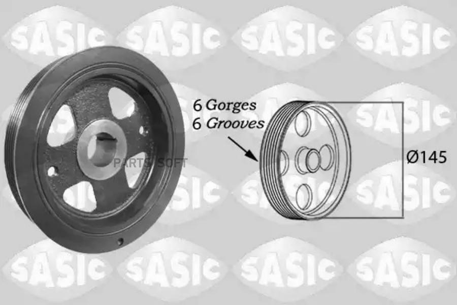 SASIC 2156071 Шкив коленвала 1шт 10112₽