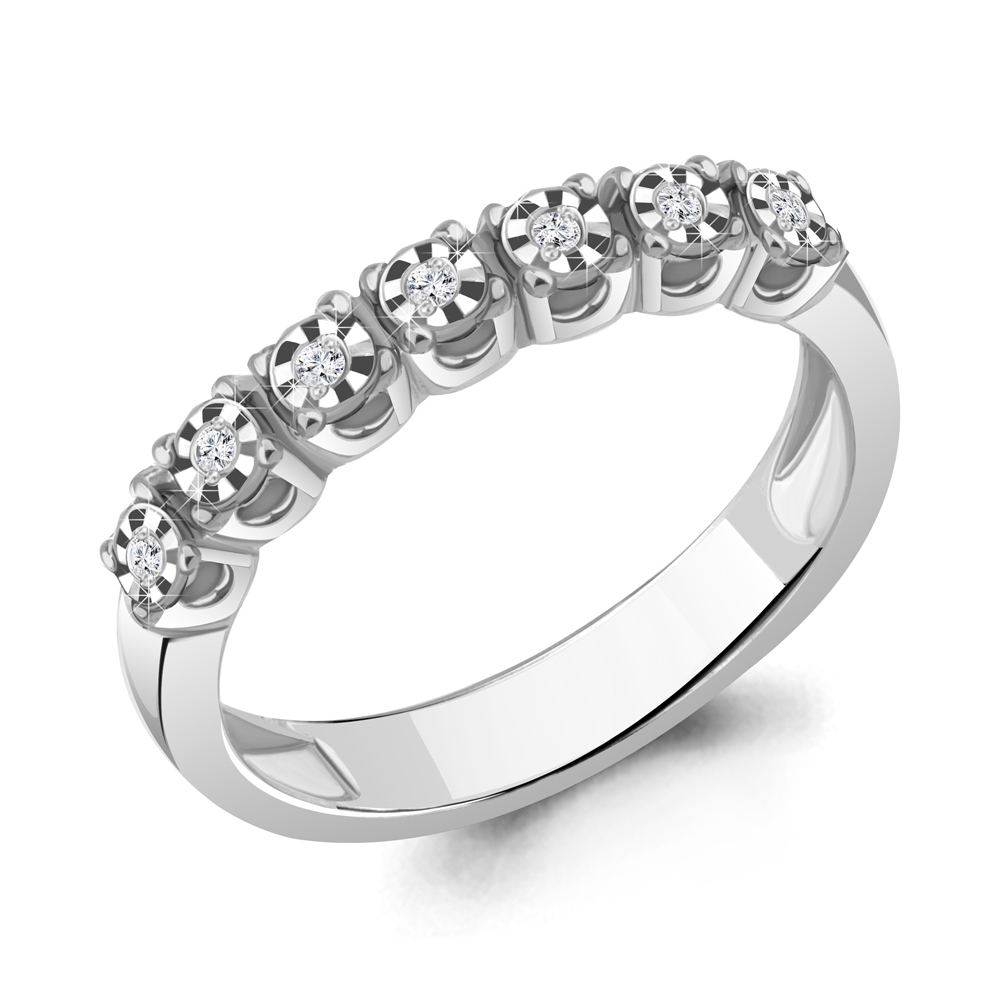 

Кольцо из золота р. 17,5 AQUAMARINE 964142_585_бз, 964142_585_бз