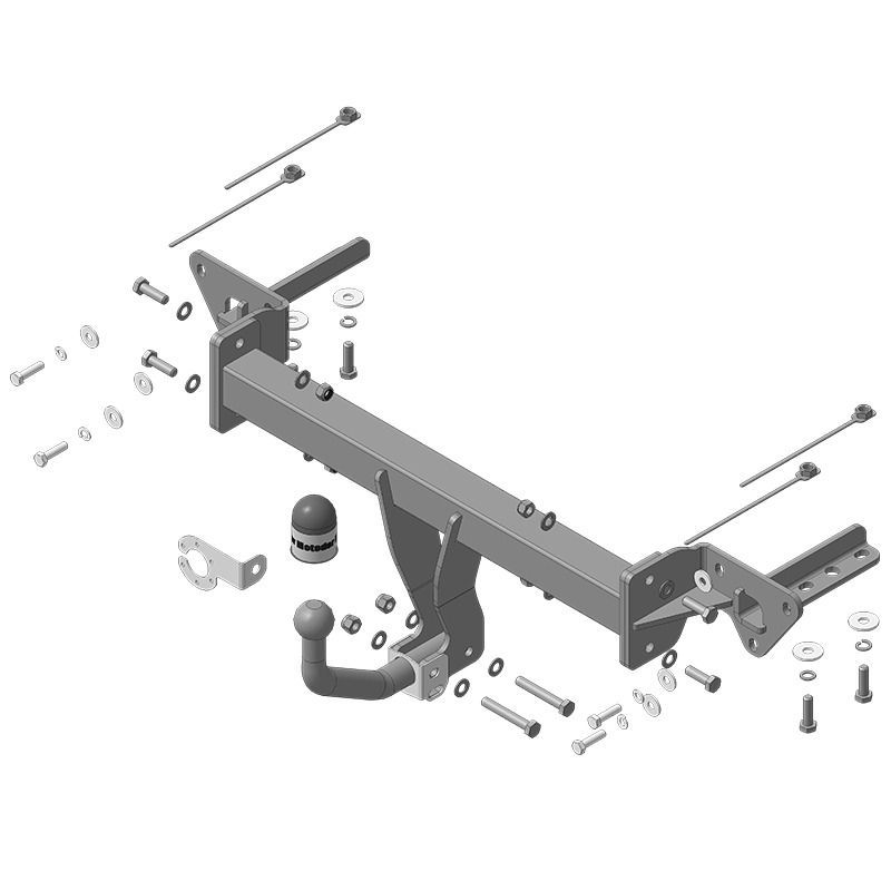 Фаркоп Motodor на Субару Форестер 2019-2022, арт:92202-A 600008825579