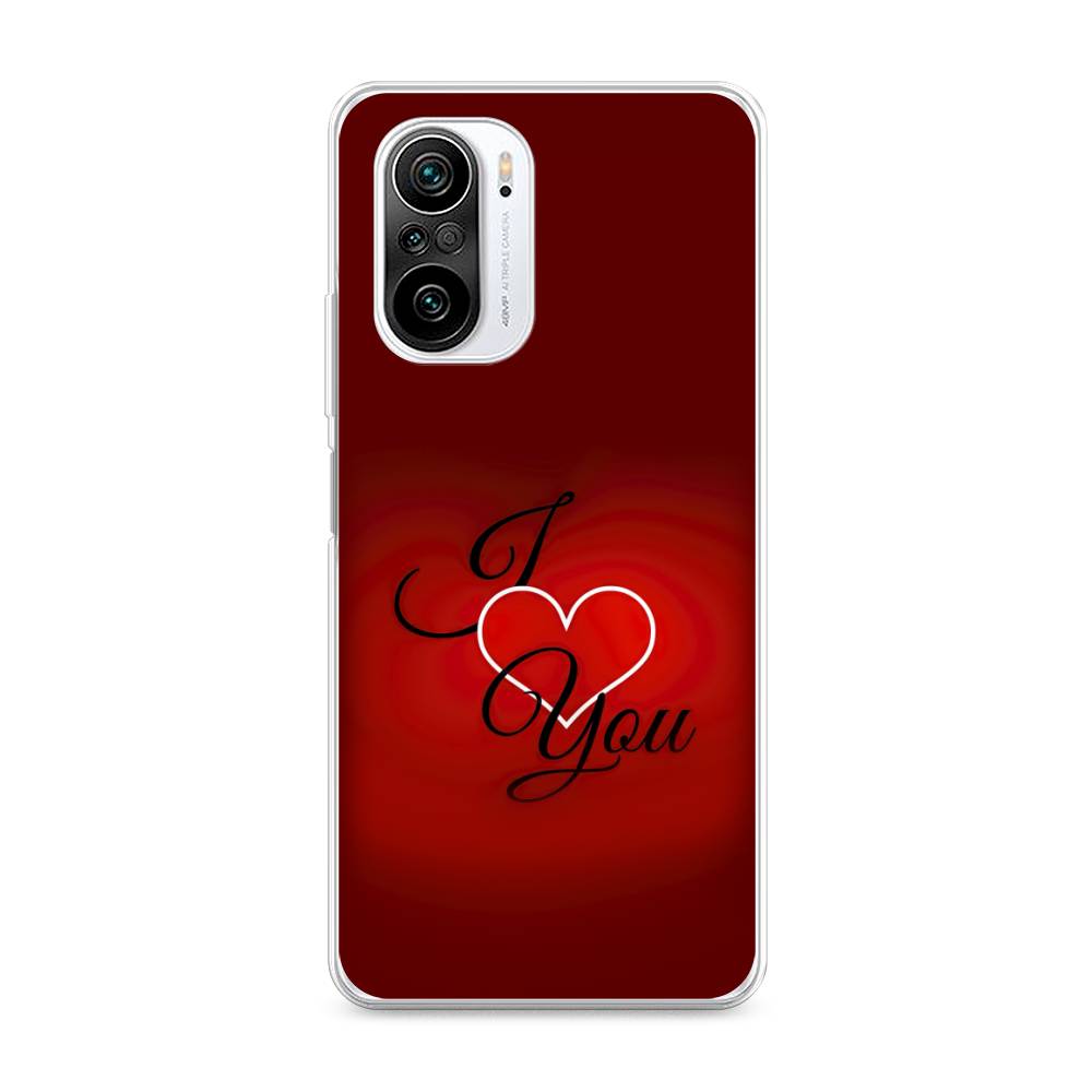 

Чехол Awog на Xiaomi Redmi K40 "I love you 3", Разноцветный, 310950-6