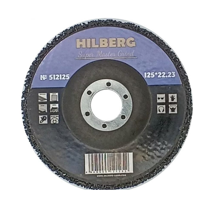 Круг полимерный зачистной Super Master Grind 125 мм Hilberg 512125 полимерный круг зачистной hilberg