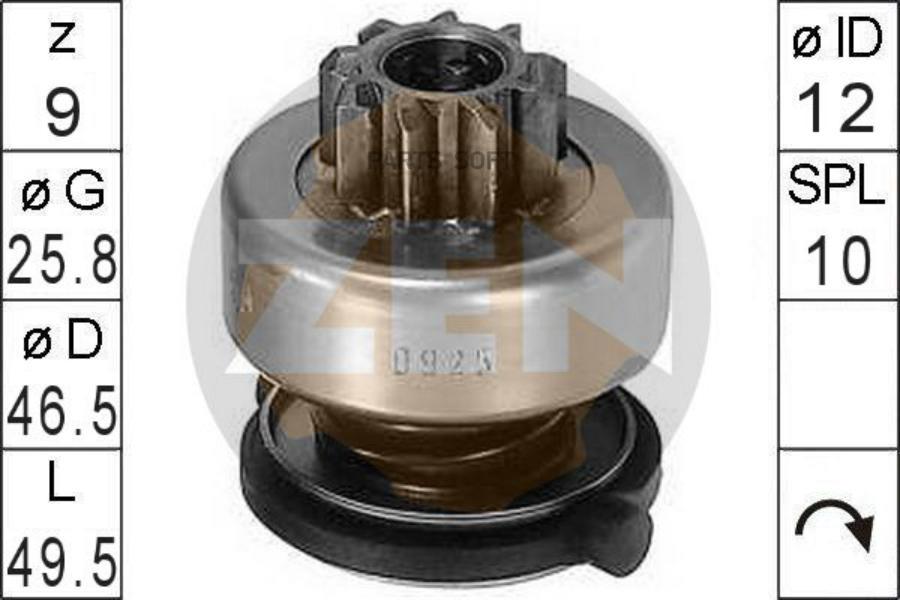 

Бендикс Era Zn0925 /10109250/ Zen Audi A4/A6/Mercedes Vito/Vw Golf/Passat/Volvo 850/C70