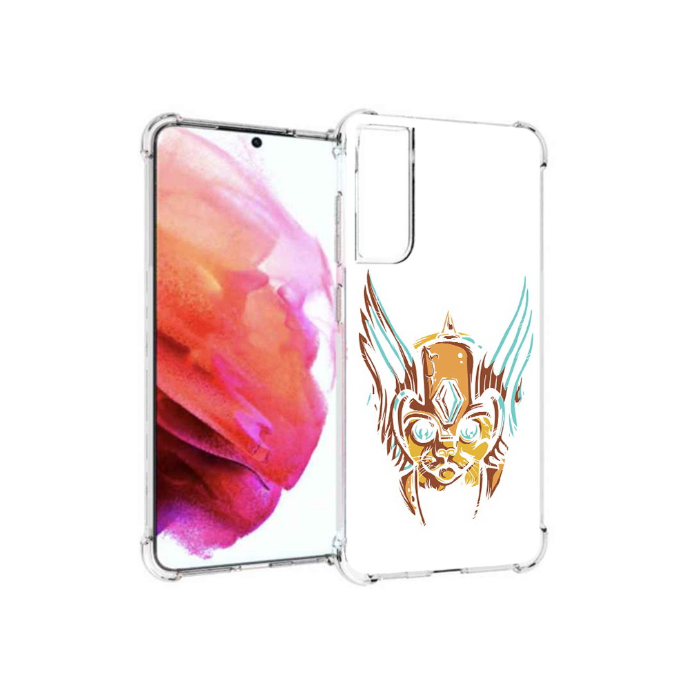 

Чехол MyPads Tocco для Samsung Galaxy S21 FE тор абстракция, Прозрачный, Tocco