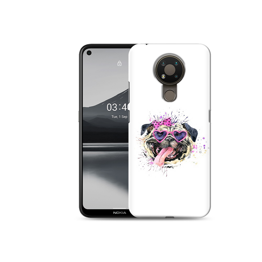 

Чехол MyPads Tocco для Nokia 3.4 Веселая собака, Прозрачный, Tocco