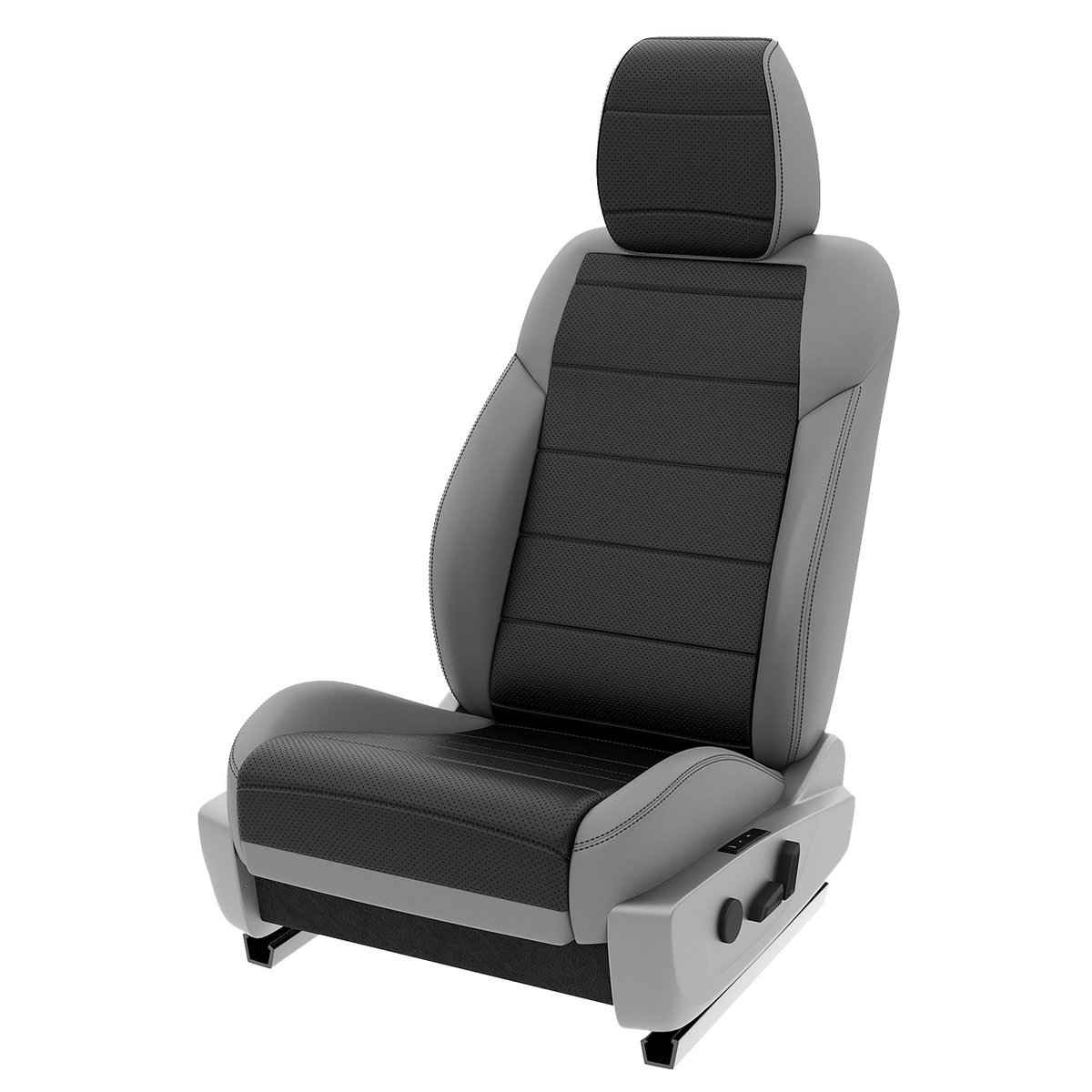 

Чехлы на сиденья Automobiler для Suzuki Sx4 2009-2014 A-A-1509F2S373 Экокожа Серый Черный, Черный;серый, A-A-1509