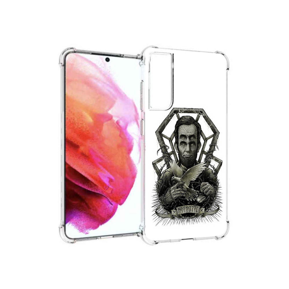 

Чехол MyPads Tocco для Samsung Galaxy S21 FE франклин абстракция, Прозрачный, Tocco