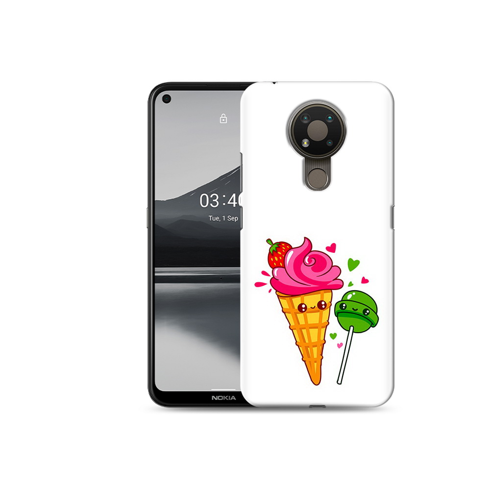 

Чехол MyPads Tocco для Nokia 3.4 Вкусняшки, Прозрачный, Tocco
