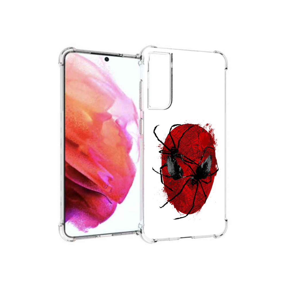 

Чехол MyPads Tocco для Samsung Galaxy S21 FE человек паук, Прозрачный, Tocco