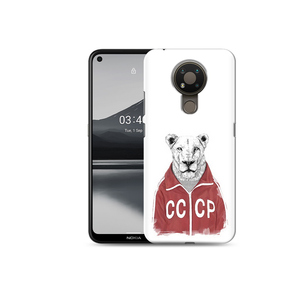 

Чехол MyPads Tocco для Nokia 3.4 львица ссср, Прозрачный, Tocco