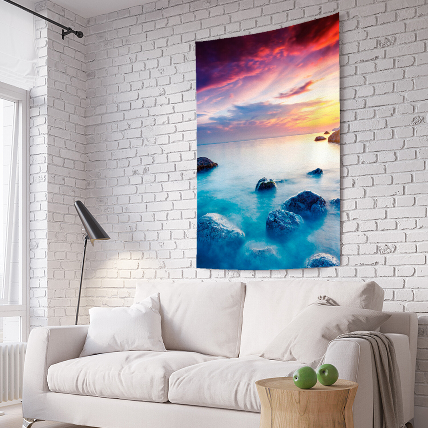 

Вертикальное фотопанно на стену JoyArty Береговой туман 150x200 см, Береговой туман